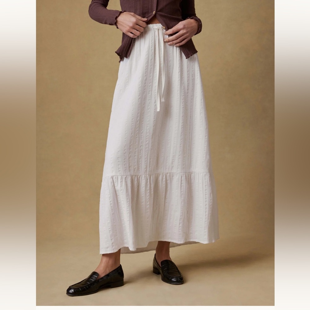Faherty Dune Cotton Gauze Skirt